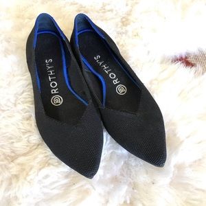 Rothy’s Black Point size 6 - Like New